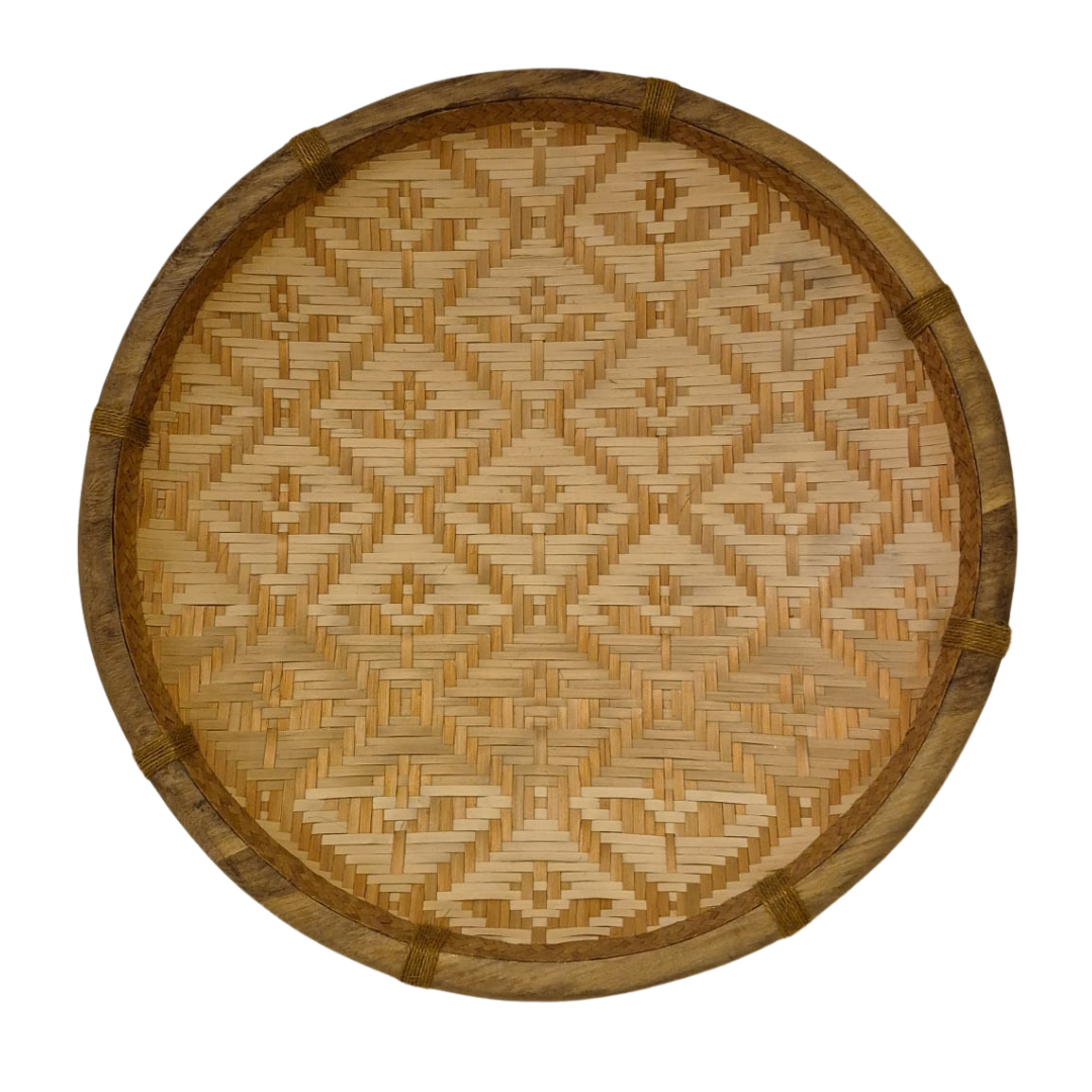 Wooden Edge Plate 40cm