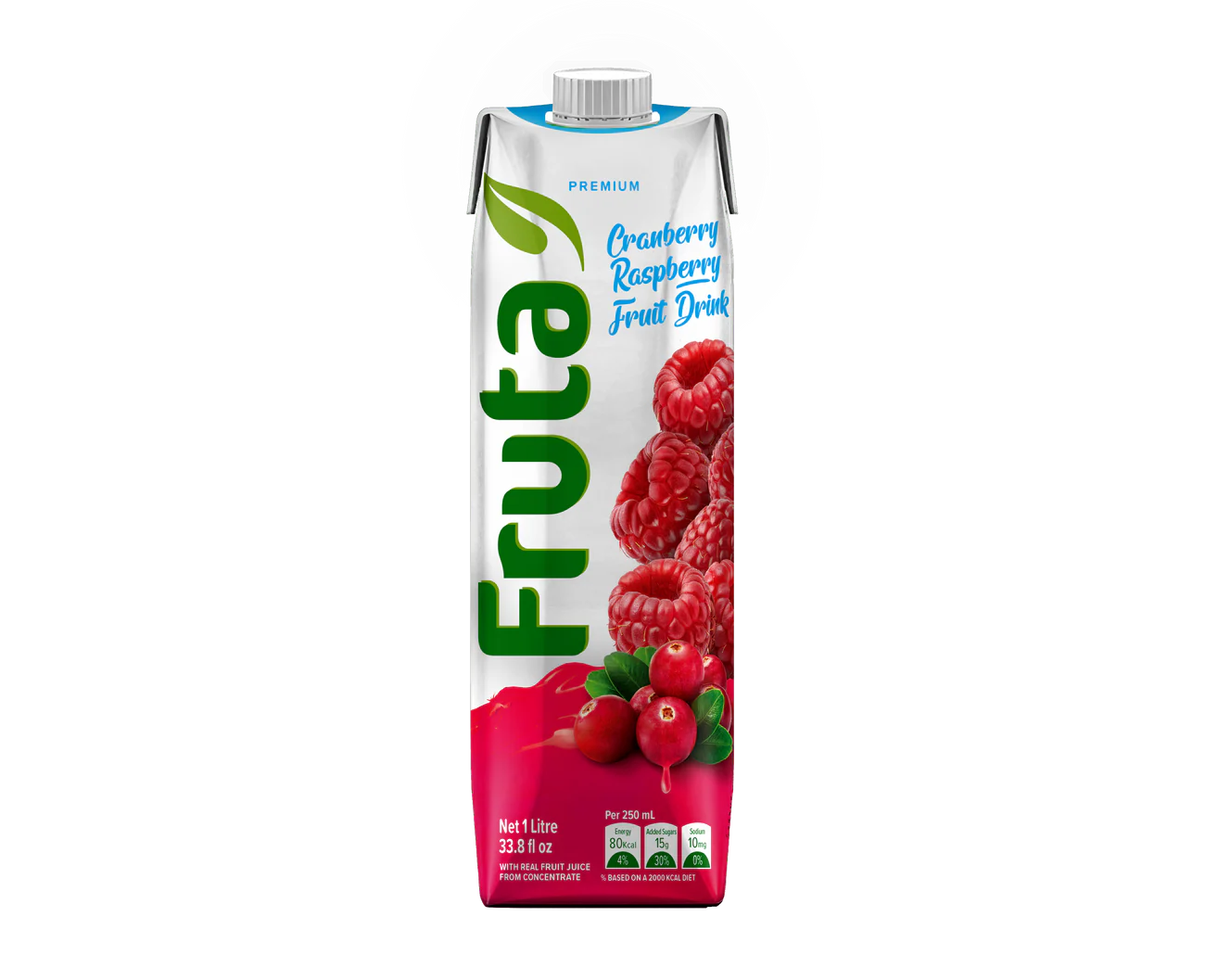Fruta Cranberry/Raspberry 1Ltr