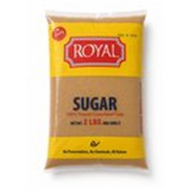 Royal Golden Brown Cane Sugar 2 lbs / 908g