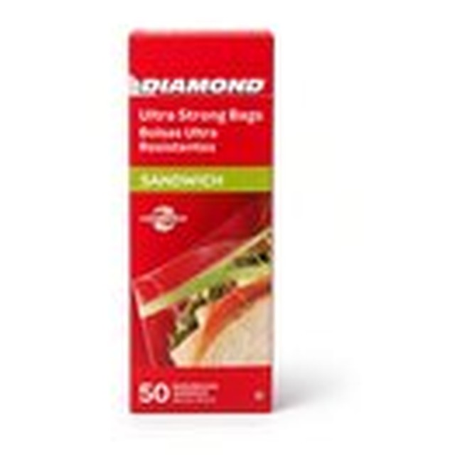 Diamond Ultra Strong Sandwich Bags 50ct