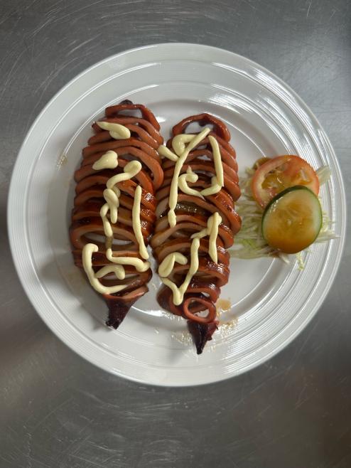 Braised Whole Squid