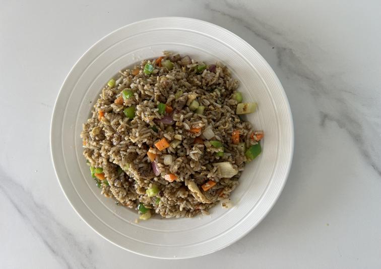 Black Pepper Beef Fried Rice