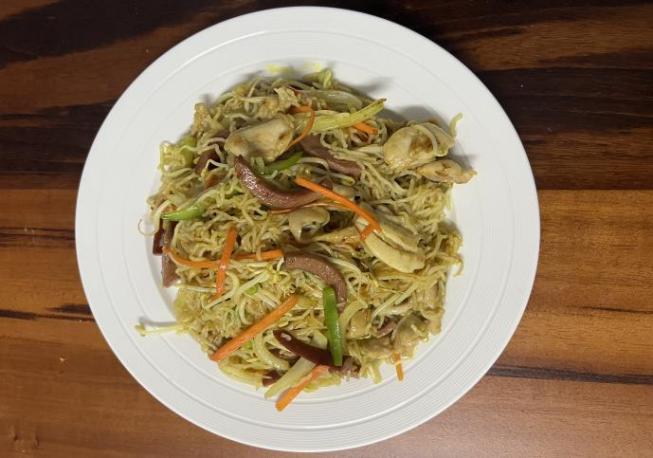 Singapore Stir-fried Noodles