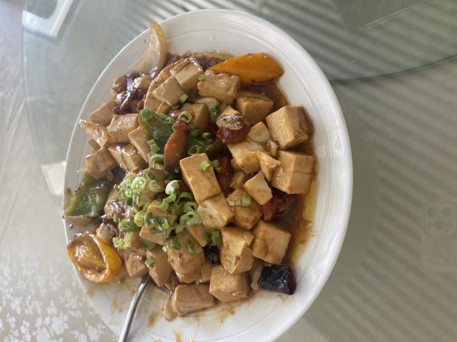 Char Siu with Spicy Tofu