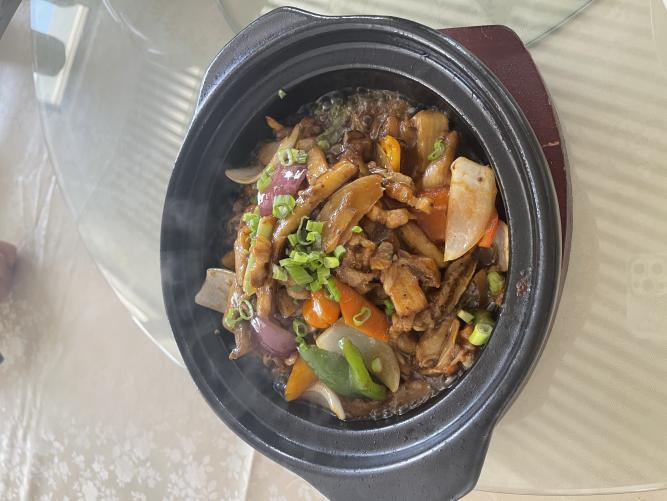 Salted Fish and Eggplant Clay Pot