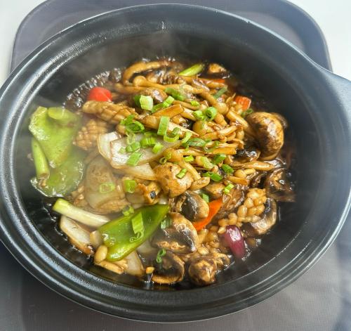 Braised Mixed Mushrooms