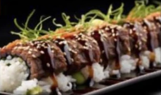 Flamed Beef Roll