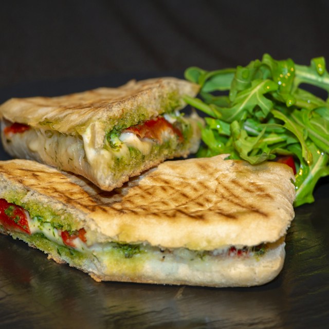 Tomato, Mozzarella & Pesto Panini