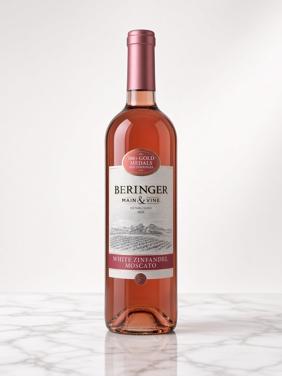 Beringer Main & Vine White Zinfandel Moscato 750ml