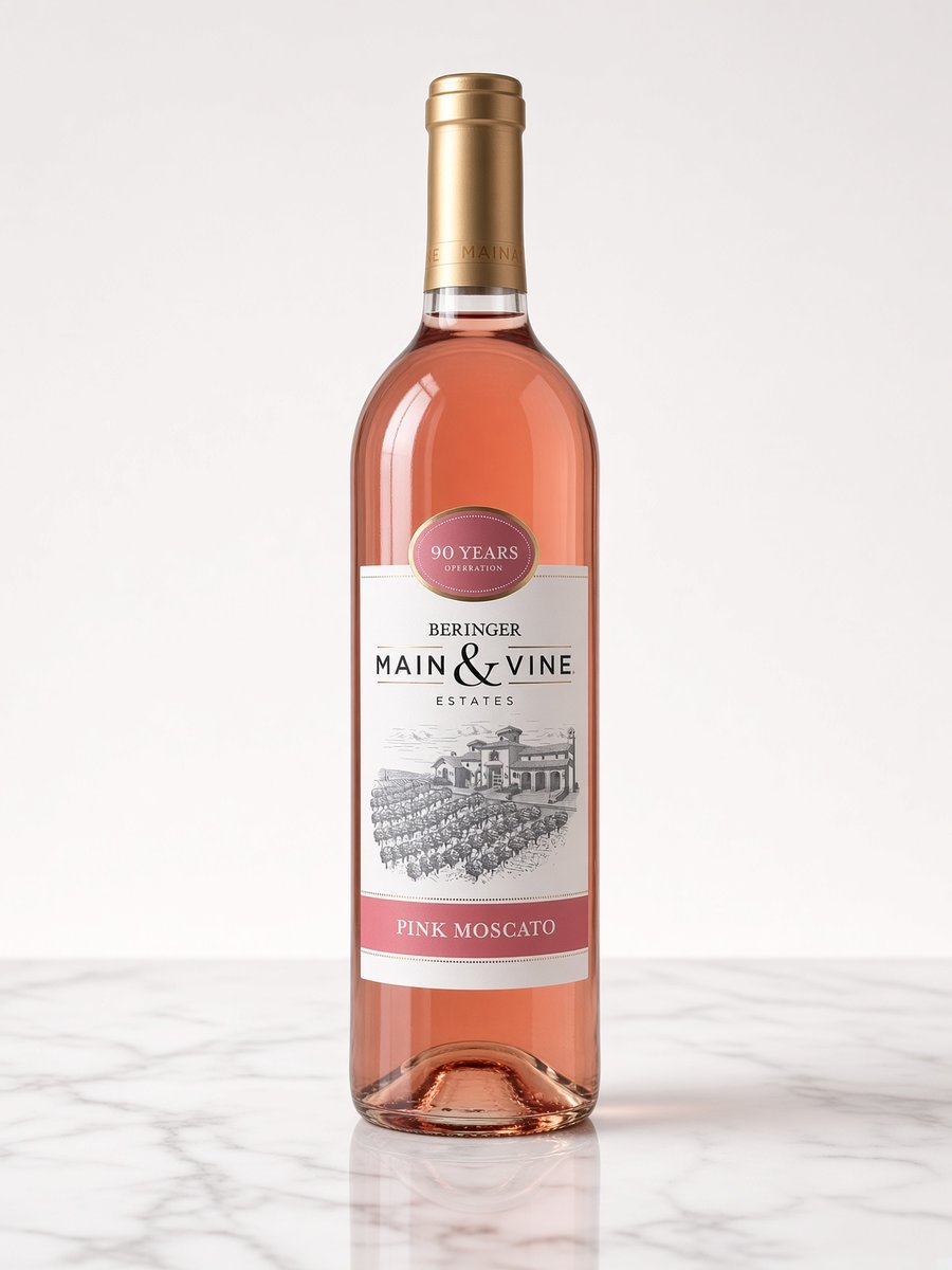 Beringer Main & Vine Pink Moscato 750ml