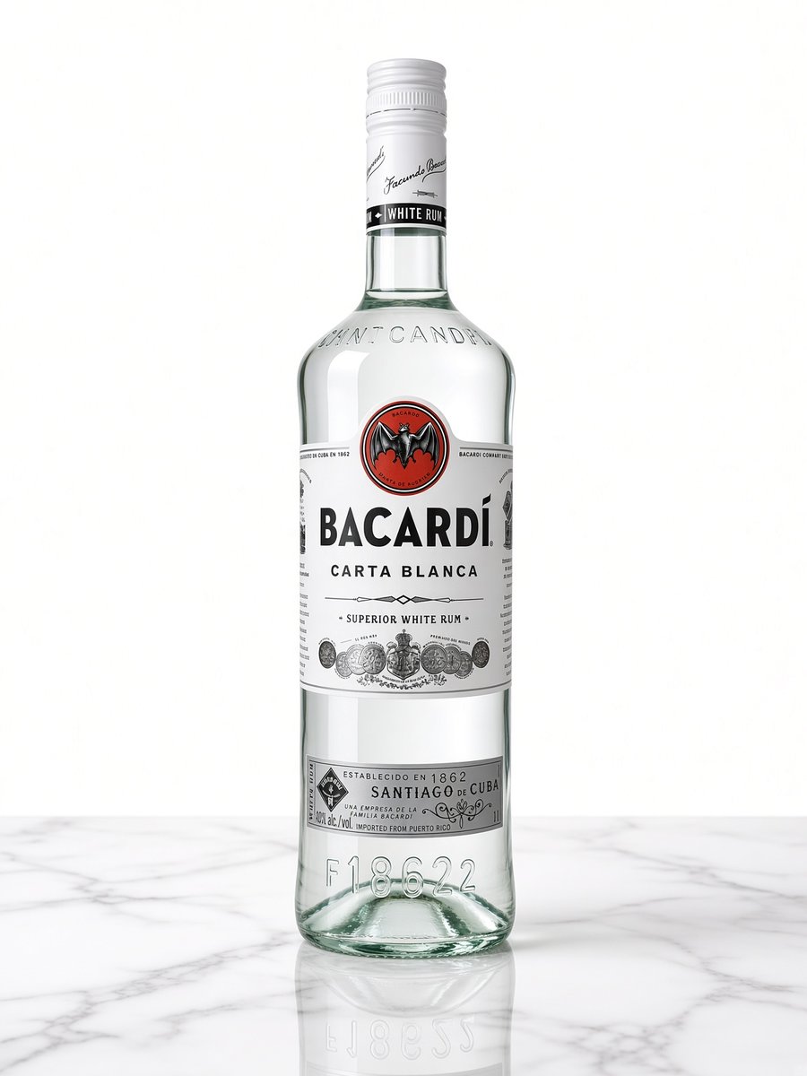 Bacardi Carta Blanca 1L