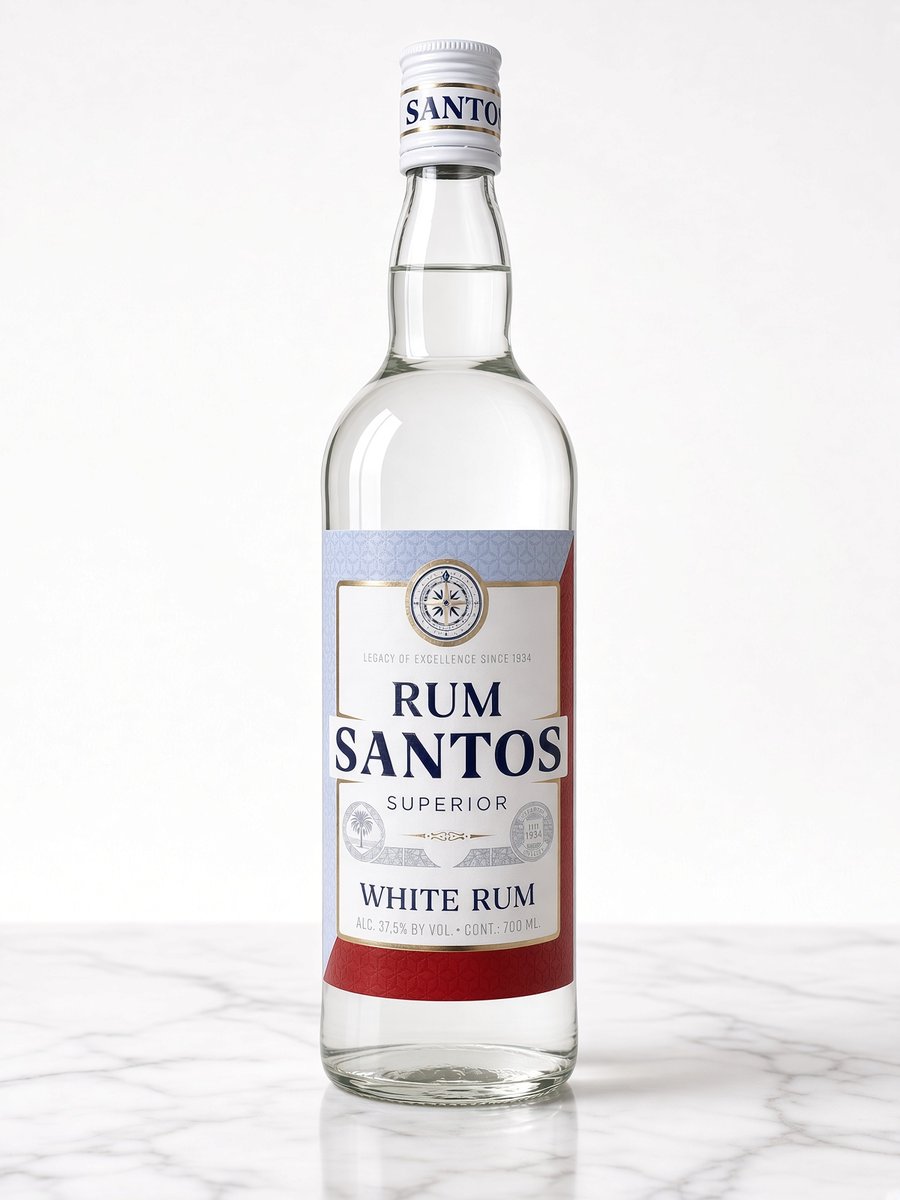 Rum Santos Superior White Rum 750ml