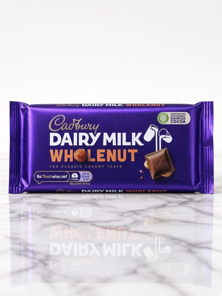 Cadbury Dairy Milk Whole Nut 110g