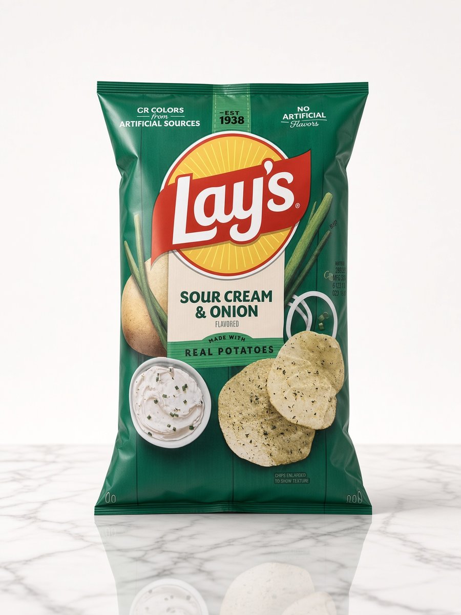 Lay's Sour Cream & Onion 120g