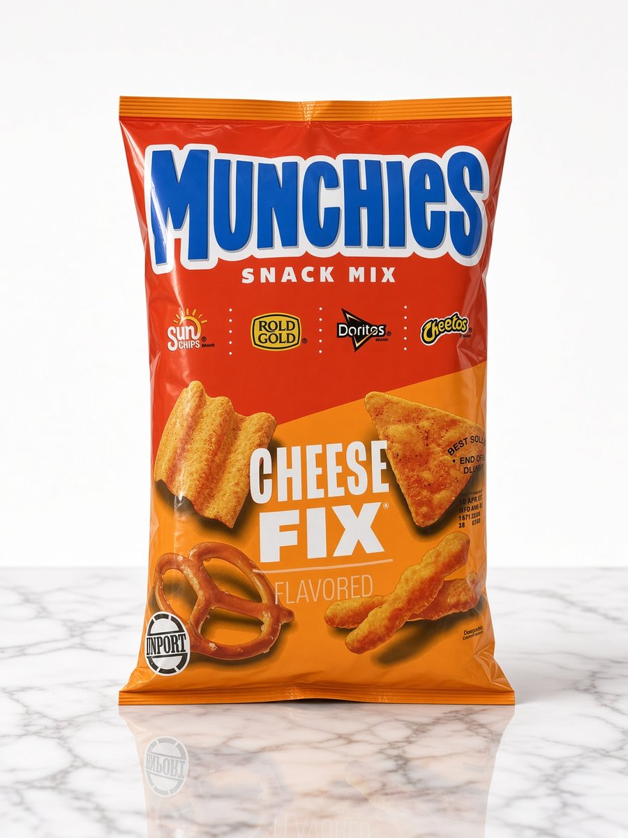 Munchies Cheese Fix Snack Mix 120g