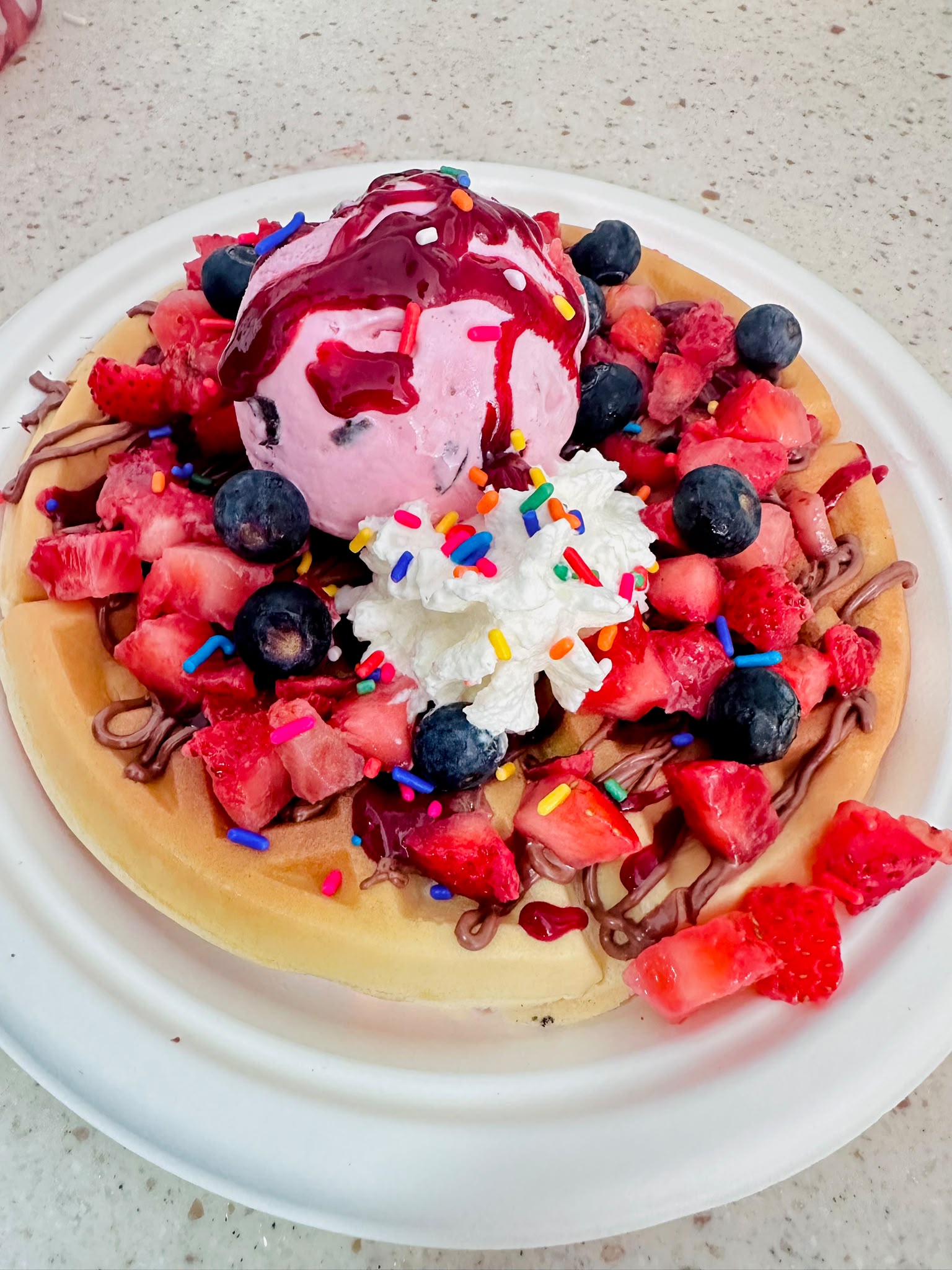 Red Berry Waffle
