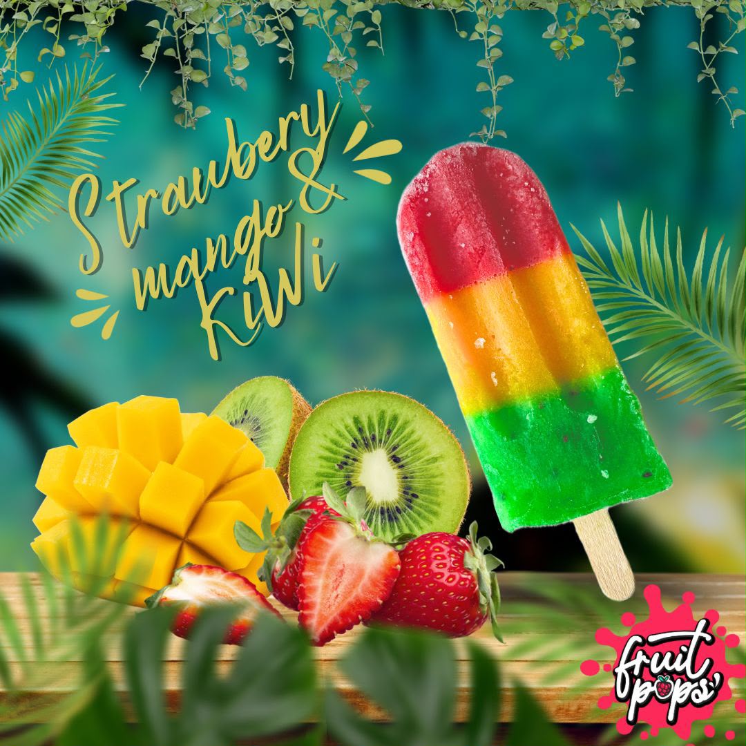 Fruit Pop Kiwi, Mango & Strawberry