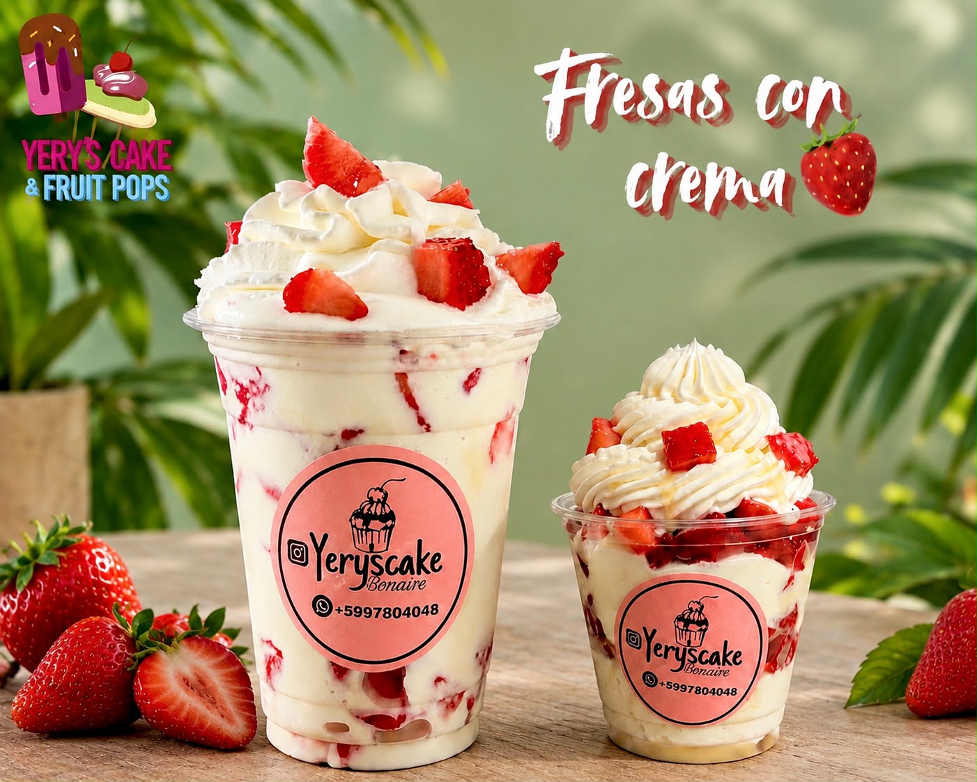 Fresas con Crema