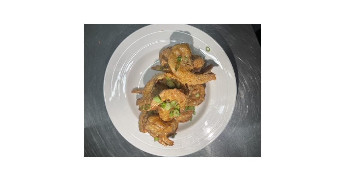 Shrimp in Golden Sand Sauce