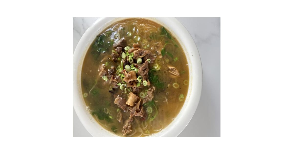 Spicy Brisket Rice Noodle Soup
