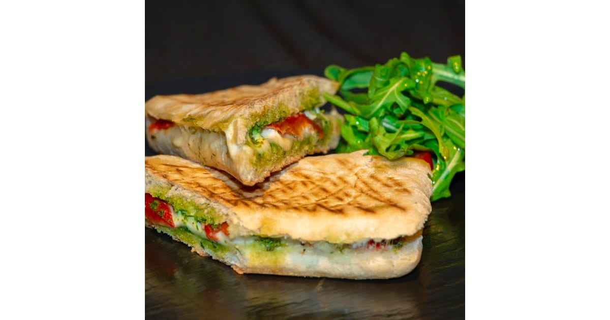 Tomato, Mozzarella & Pesto Panini