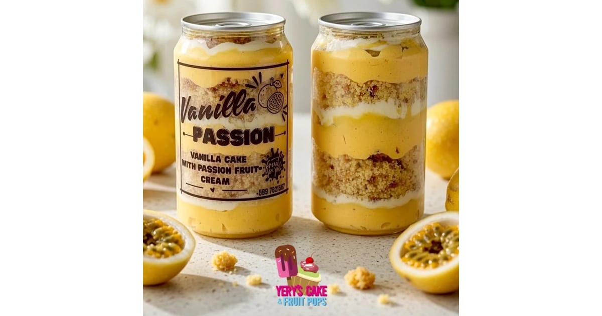 Vanilla Passion Jar Cake
