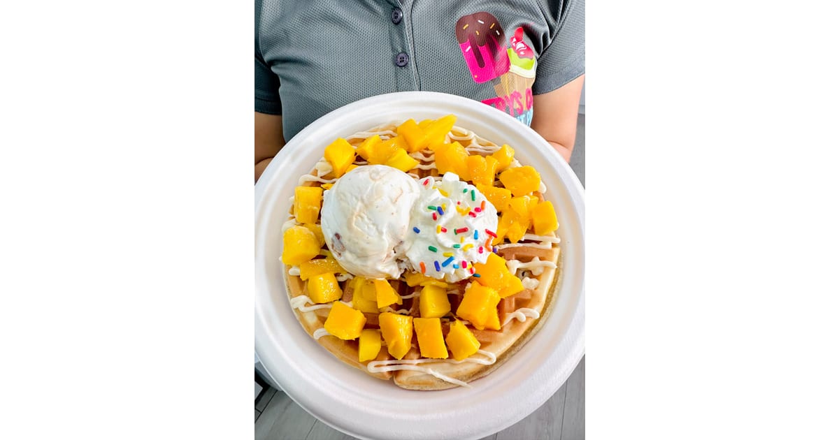 Mango Waffle