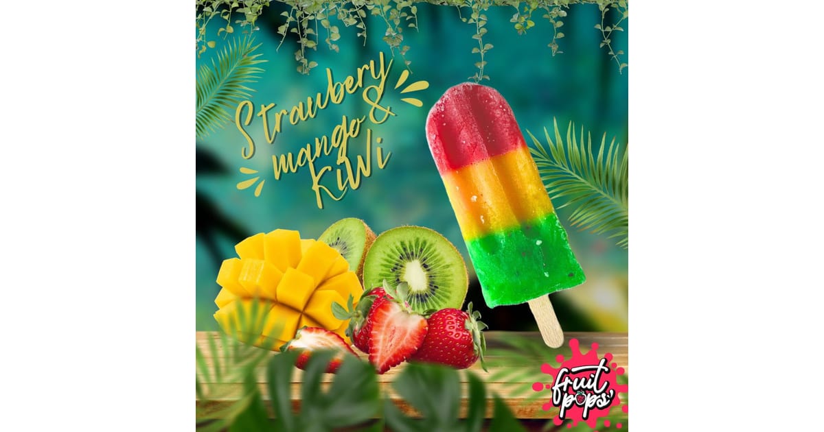Fruit Pop Kiwi, Mango & Strawberry