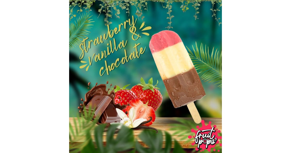 Fruit Pop Strawberry, Vanilla & Chocolate