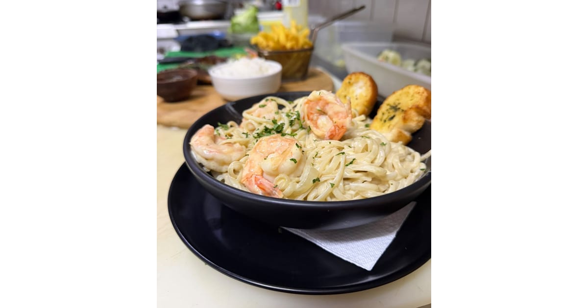 Pasta con Camarones