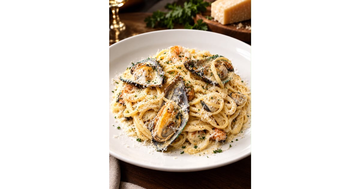 Mixed Seafood Alfredo